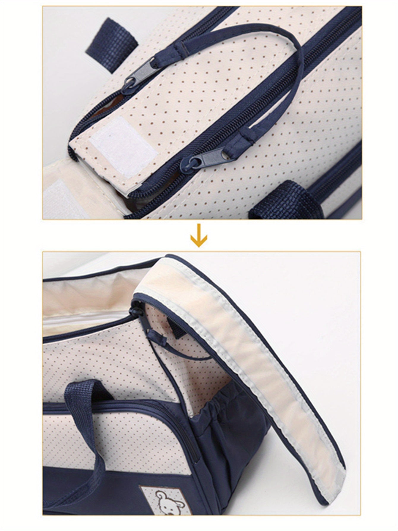 Hot Selling Fashion Crossbody High Quality Diaper Bag Set of Five Multifunctional Large Capacity Mommy Bags Single Shoulder Handbag with Changing Pouch