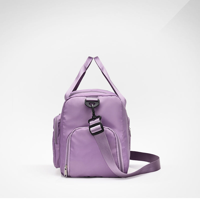 Large Capacity Nylon Travel Duffle Bag with Shoe Compartment | Gym & Weekender Bag