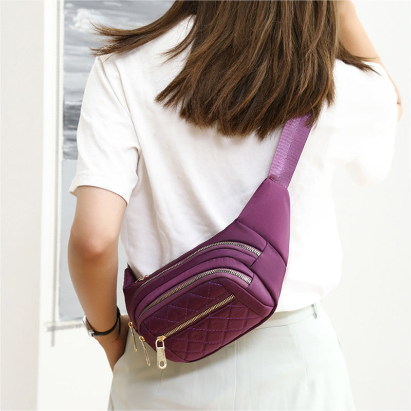 Lightweight Nylon Crossbody Bag | Adjustable Waist & Chest Bag for Party & Casual Wear
