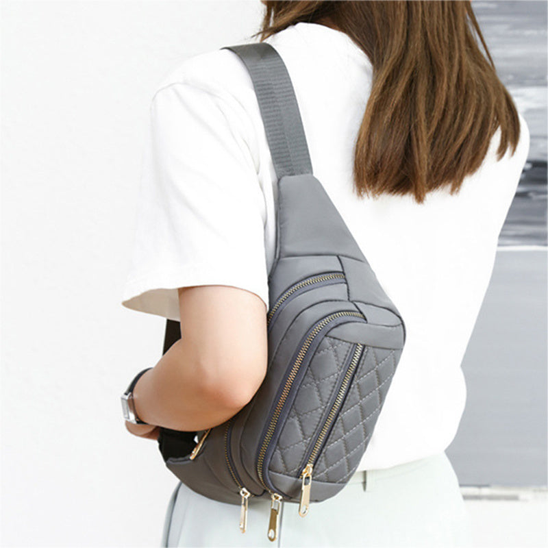 Lightweight Nylon Crossbody Bag | Adjustable Waist & Chest Bag for Party & Casual Wear