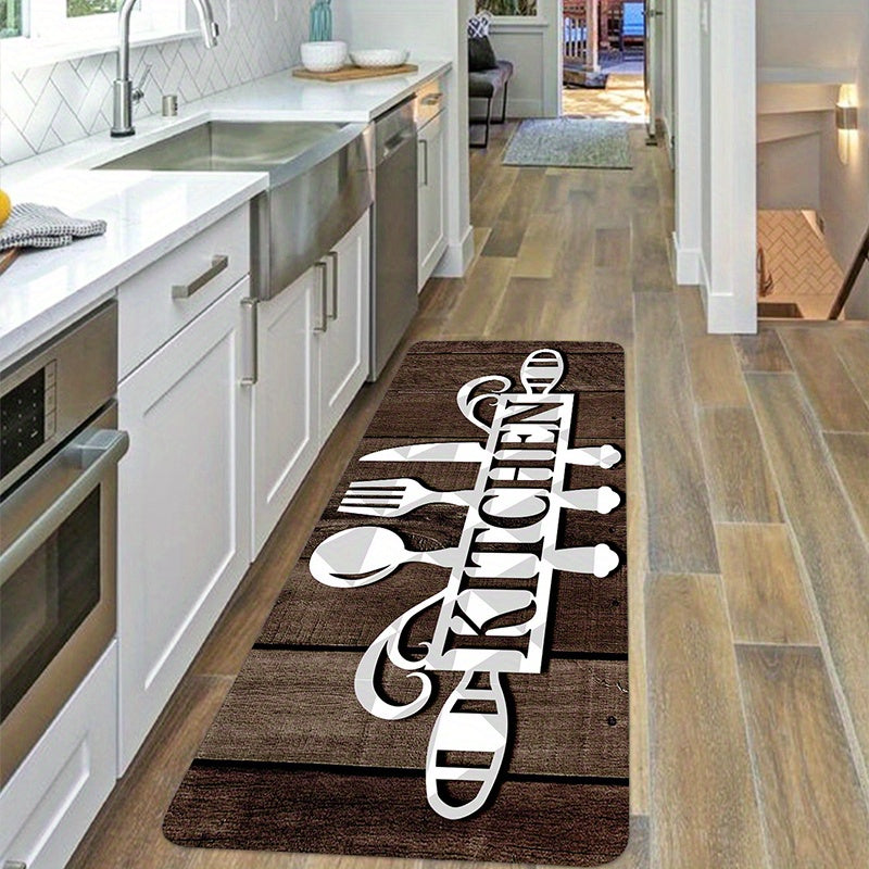 Waterproof Kitchen Mat & Aisle Runner - Stain Resistant Area Rug | Easy Clean