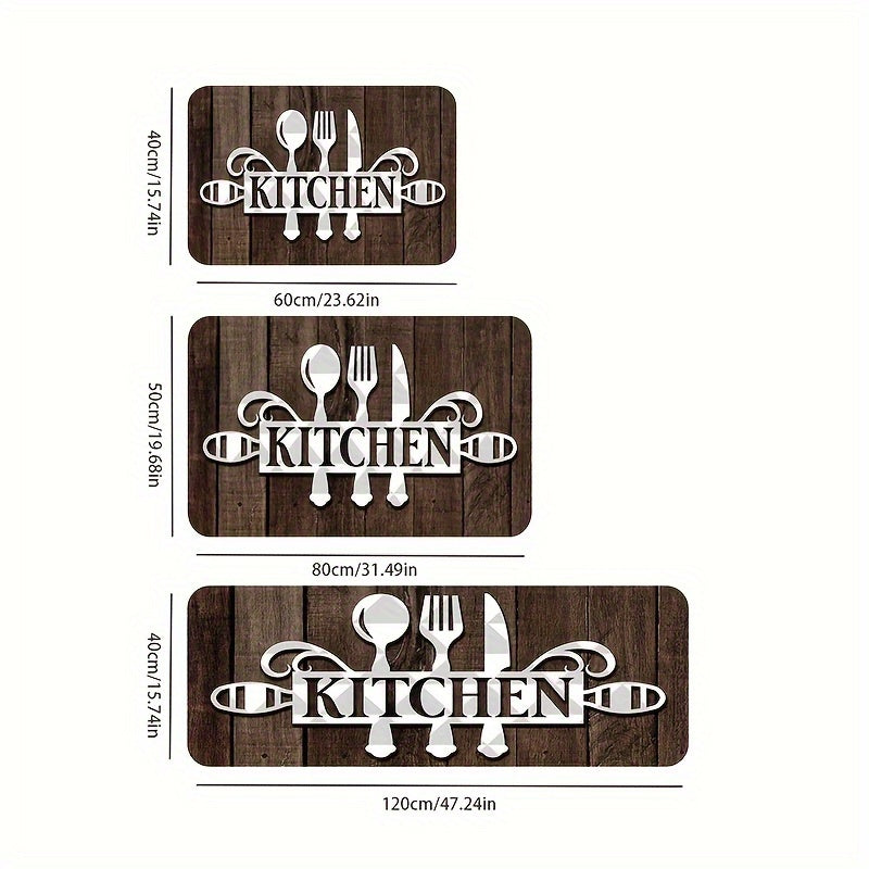 Waterproof Kitchen Mat & Aisle Runner - Stain Resistant Area Rug | Easy Clean