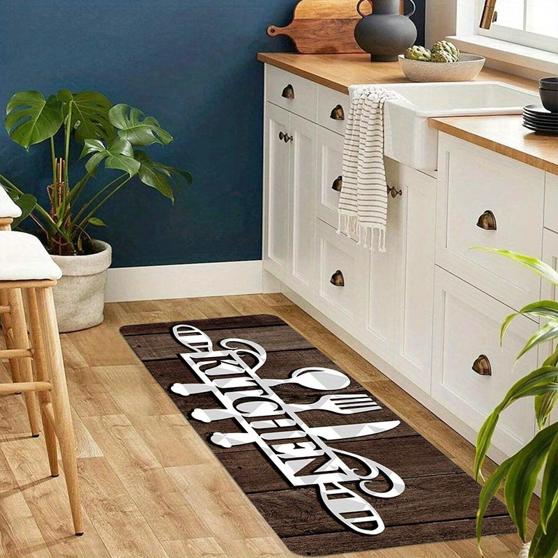 Waterproof Kitchen Mat & Aisle Runner - Stain Resistant Area Rug | Easy Clean