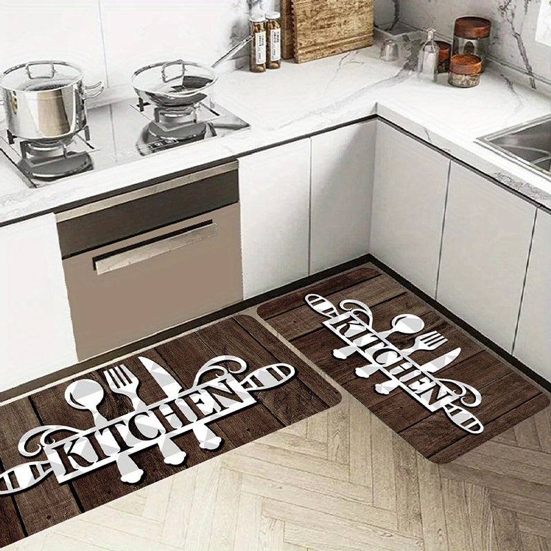 Waterproof Kitchen Mat & Aisle Runner - Stain Resistant Area Rug | Easy Clean