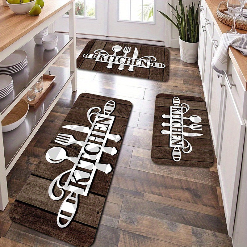 Waterproof Kitchen Mat & Aisle Runner - Stain Resistant Area Rug | Easy Clean