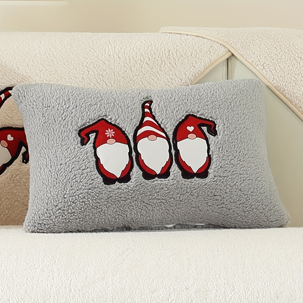 Christmas Decorations Sherpa Fleece Sofa Cover - Thickened Warmly, Soft Plush Fabric, Living Room Sofa Couch Protector, Cozy Winter Home Decor