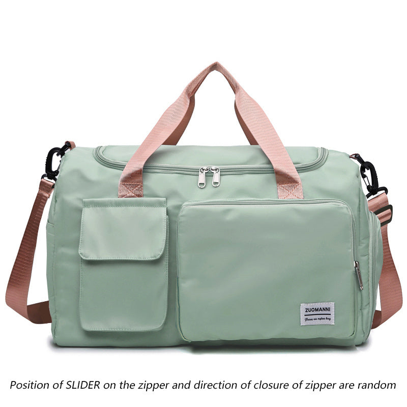 Large Capacity Nylon Travel Duffle Bag with Shoe Compartment | Gym & Weekender Bag