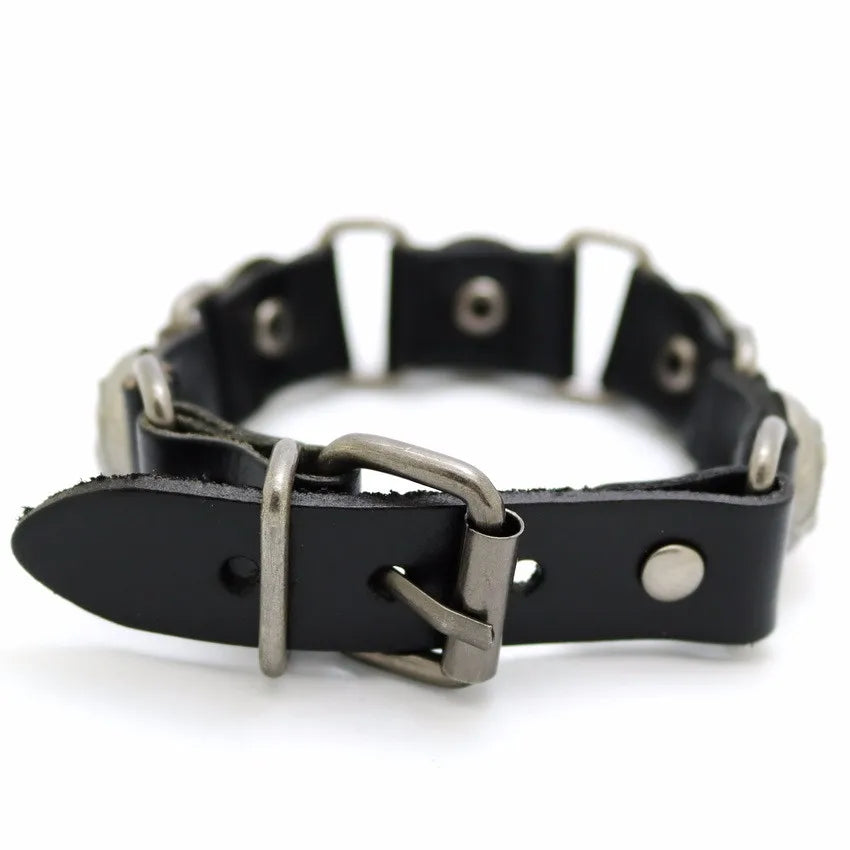 New Accessories For Men And Women  Retro Casual leather Bracelet Men Fashion Punk Bracelet Bracelet