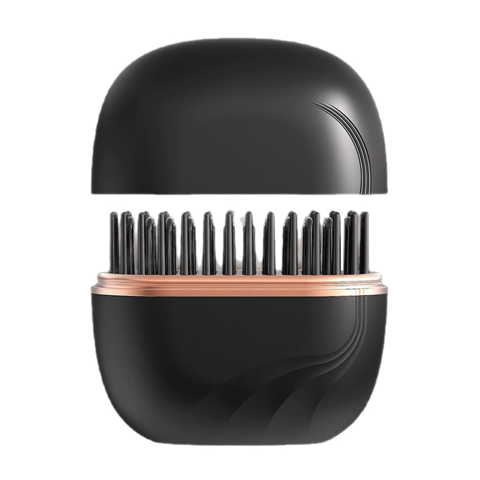 Mini Cordless Hair Straightening Brush - Portable Rechargeable Styling Tool