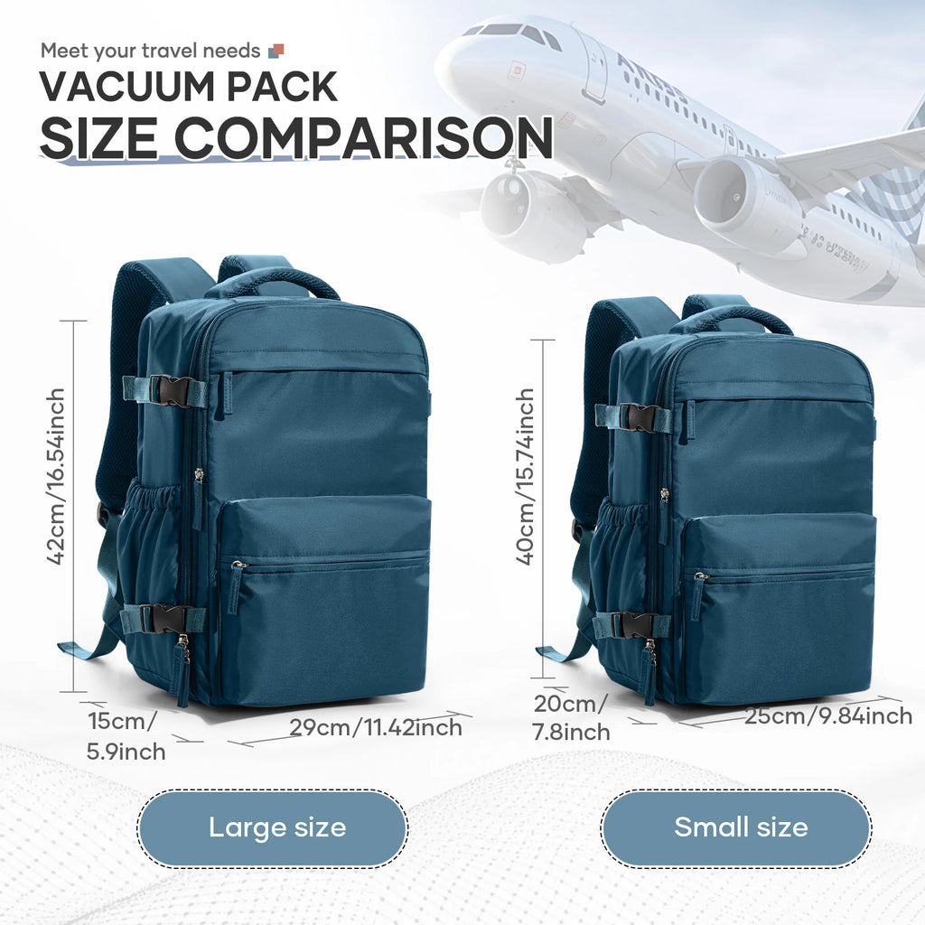 Travel Backpack Airbag 43x29x15 Cabin Bag Airplane, Ryanair 40x25x20 Electric Air Vacuum Backpack Hand Luggage, Durable Backpack