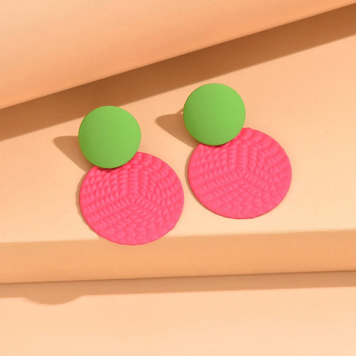 Earrings For Women Bohemian Y2K Contrasting Round Earrings Irregular Wedding Party Gifts