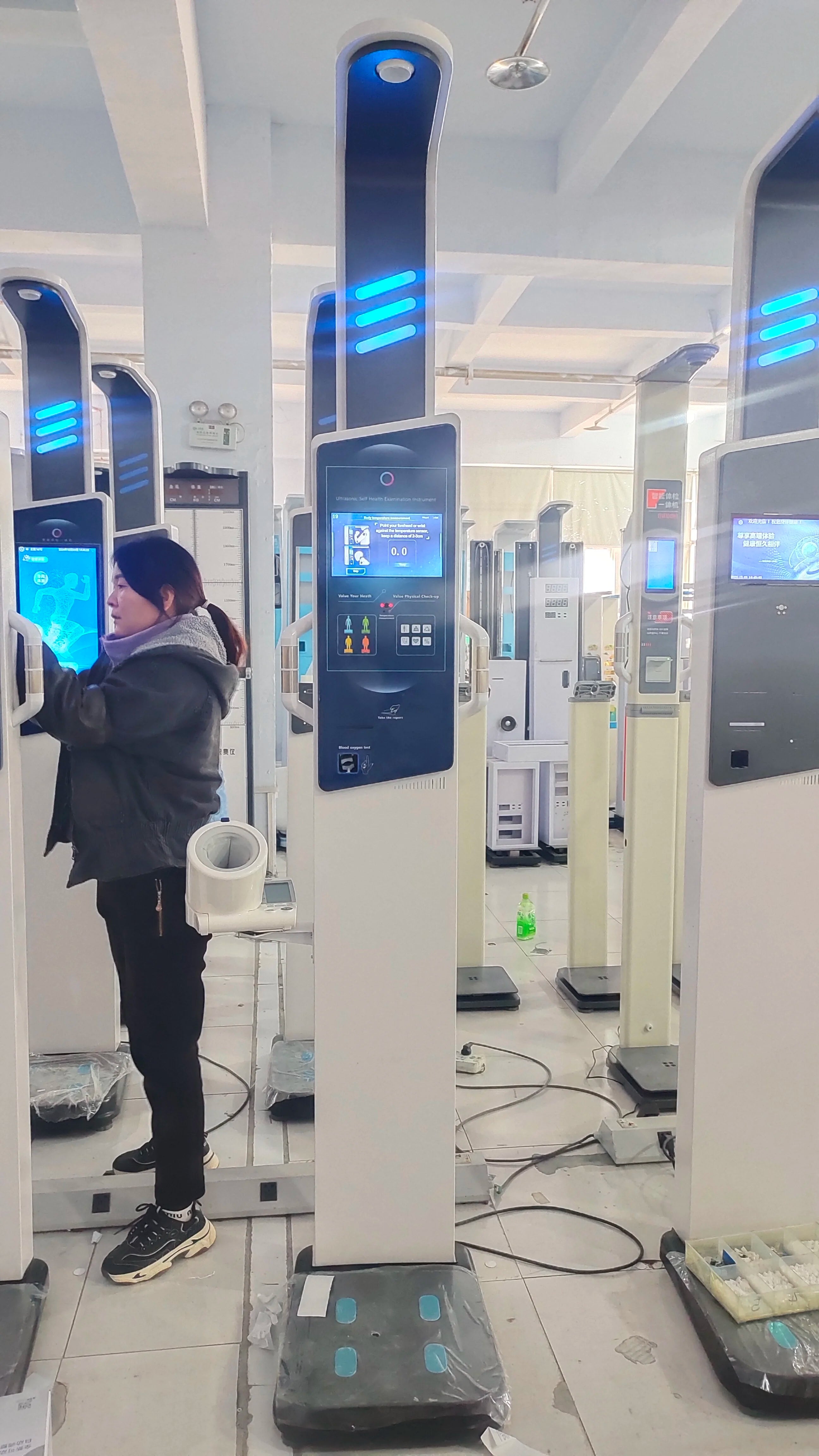 Body Composition Analyzer - Height Weight & Blood Pressure Monitor | 17 Metrics