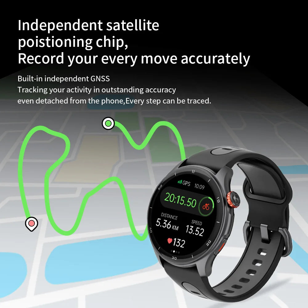 GPS Fitness Tracking Sports Watch - 50+ Workout Modes for Swimming, Running & More