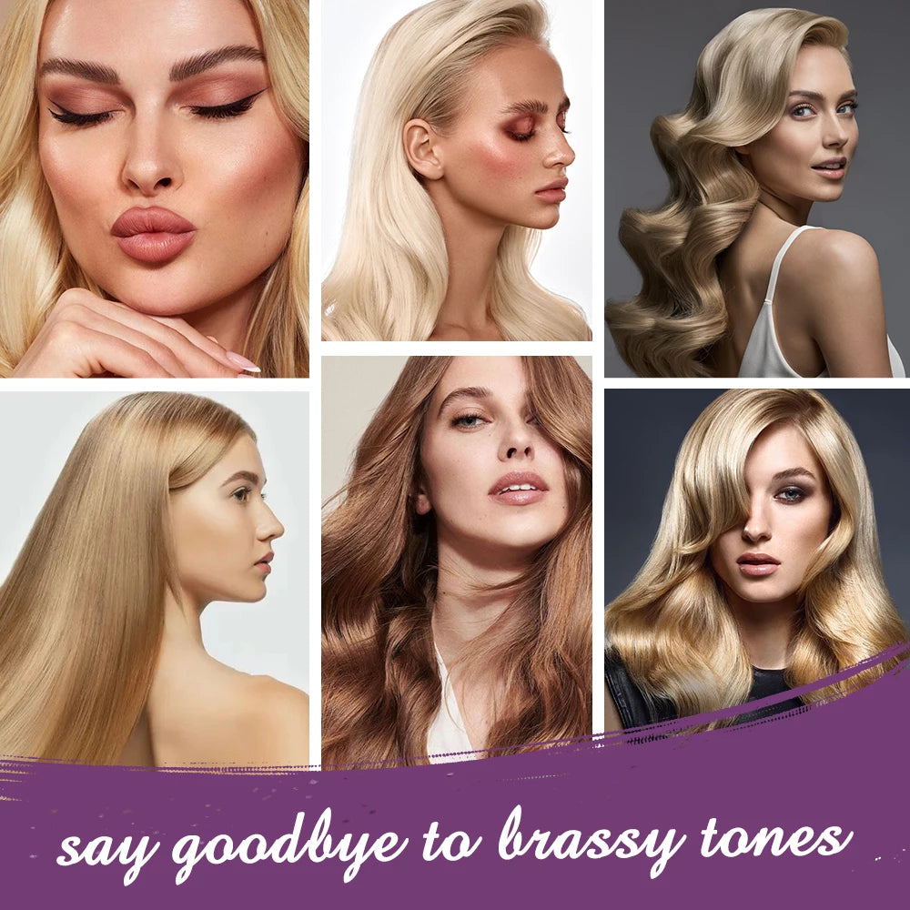 Karseell 500ml Purple Hair Mask Professional Neutralizes Brass  Yellow Tones For Blonde Silver Gray Highlighted Hair