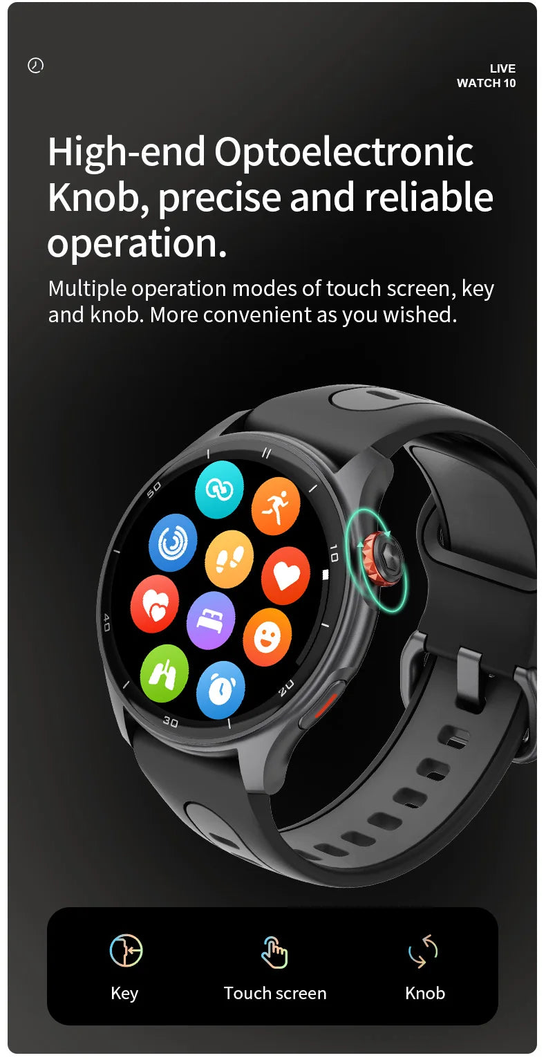 GPS Fitness Tracking Sports Watch - 50+ Workout Modes for Swimming, Running & More