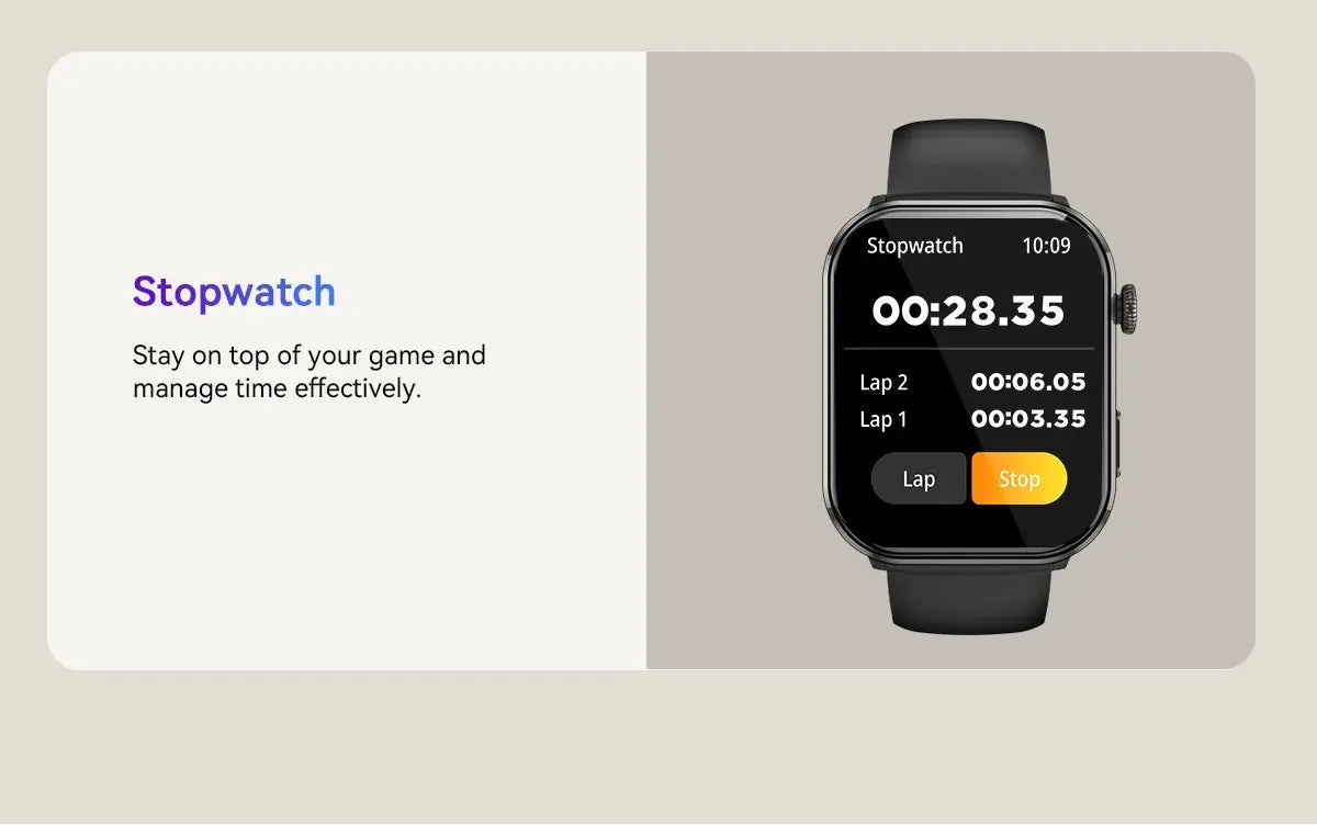 Smartwatch - 1.96'' AMOLED Display 800mAh Battery Bluetooth Calls Fitness Tracker