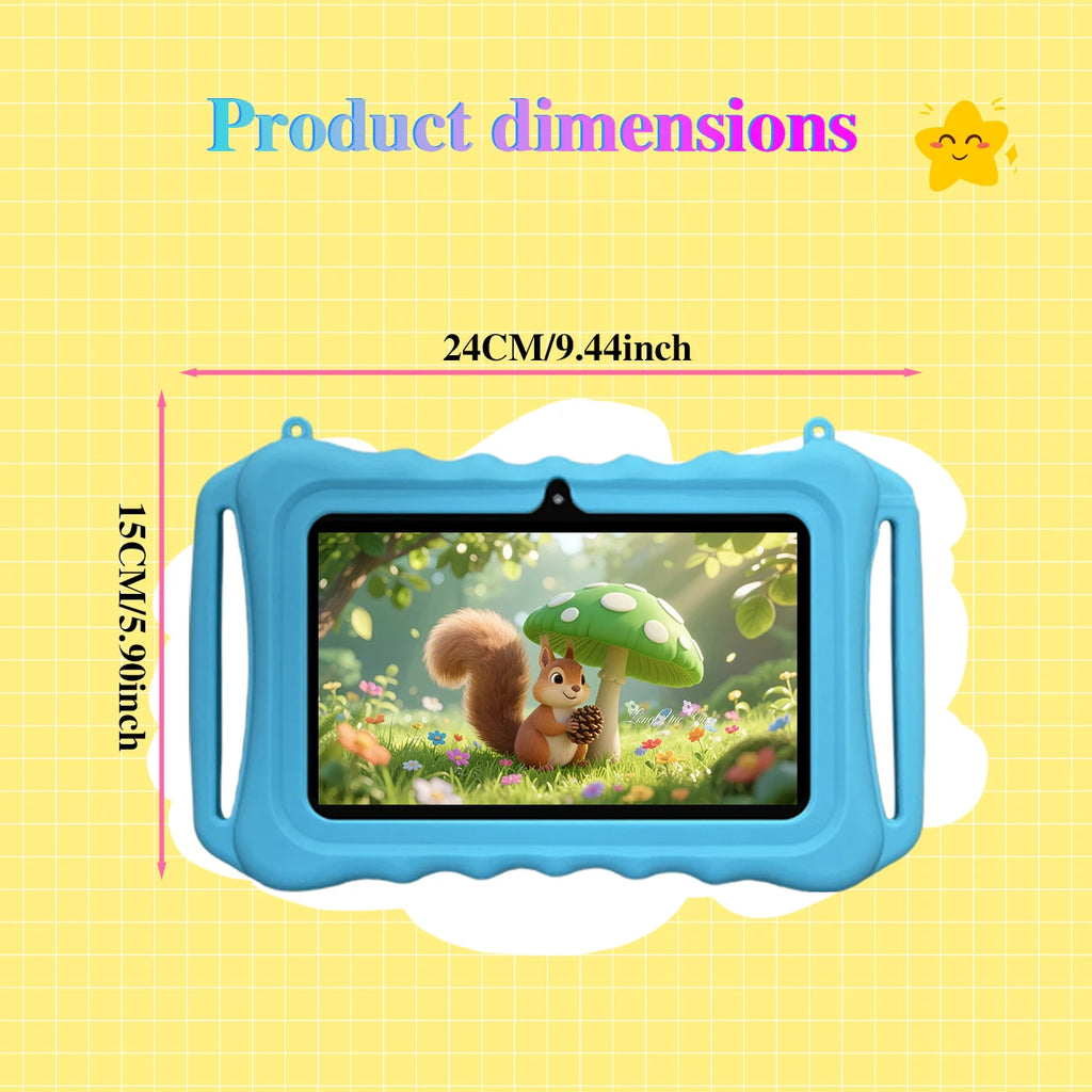 Kids Tablet 7 Inch Android 12 | 2GB RAM 32GB ROM with Parental Control