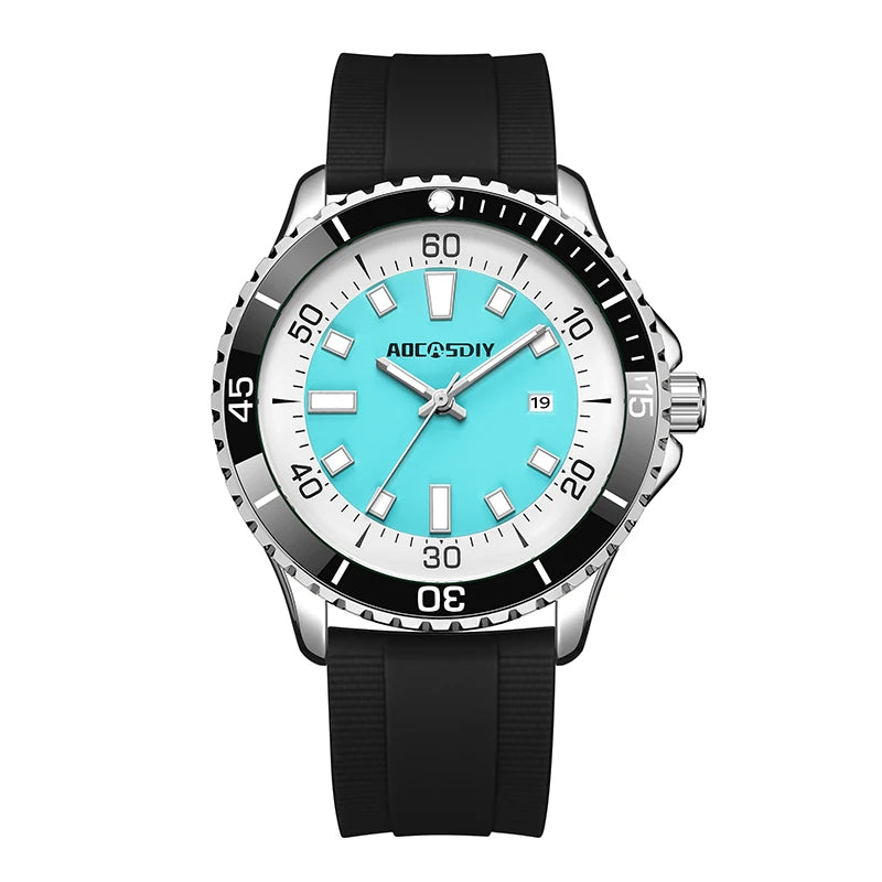 Fashion New Watches for Men Multi Functional Luminous Date Quartz Wrist Watch Man Clock Leisure Sports Waterproof Men's Watch