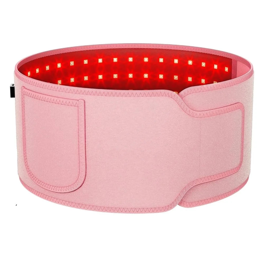 Red Light Health Care Belt  100 LED Infrared Lamp Red Light Therapy Massage Machine For Body Belt Back Waist Heating