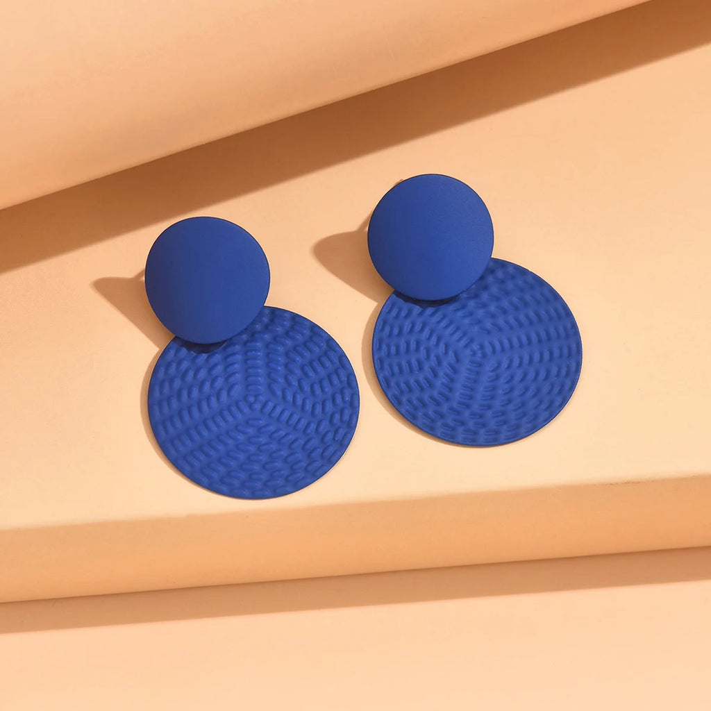 Earrings For Women Bohemian Y2K Contrasting Round Earrings Irregular Wedding Party Gifts