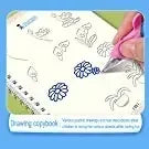 Reusable Practice Copybook Magic Copybooks for Kids Handwriting Workbooks for Preschools Grooves Template Design Aid