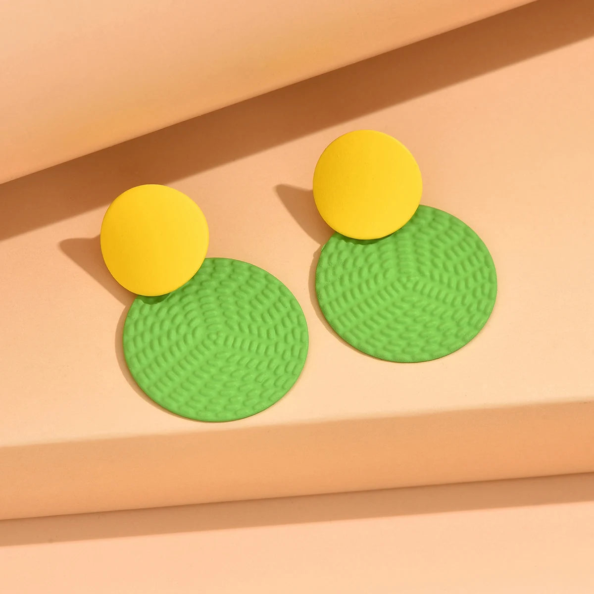 Earrings For Women Bohemian Y2K Contrasting Round Earrings Irregular Wedding Party Gifts