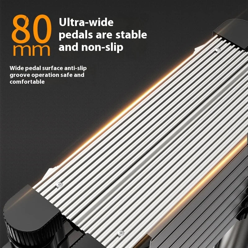 Stainless Steel Telescopic Ladder Heavy Duty Adjustable Multi-Function Folding Step Ladder For Home Indoor Outdoor Safety Use
