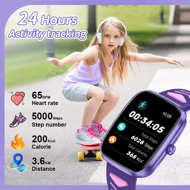 New Kids Smart Watch Child HD Touch Screen Games Smartwatch Music Watch Boy Girl Gift Children Smartwatch For IOS Android