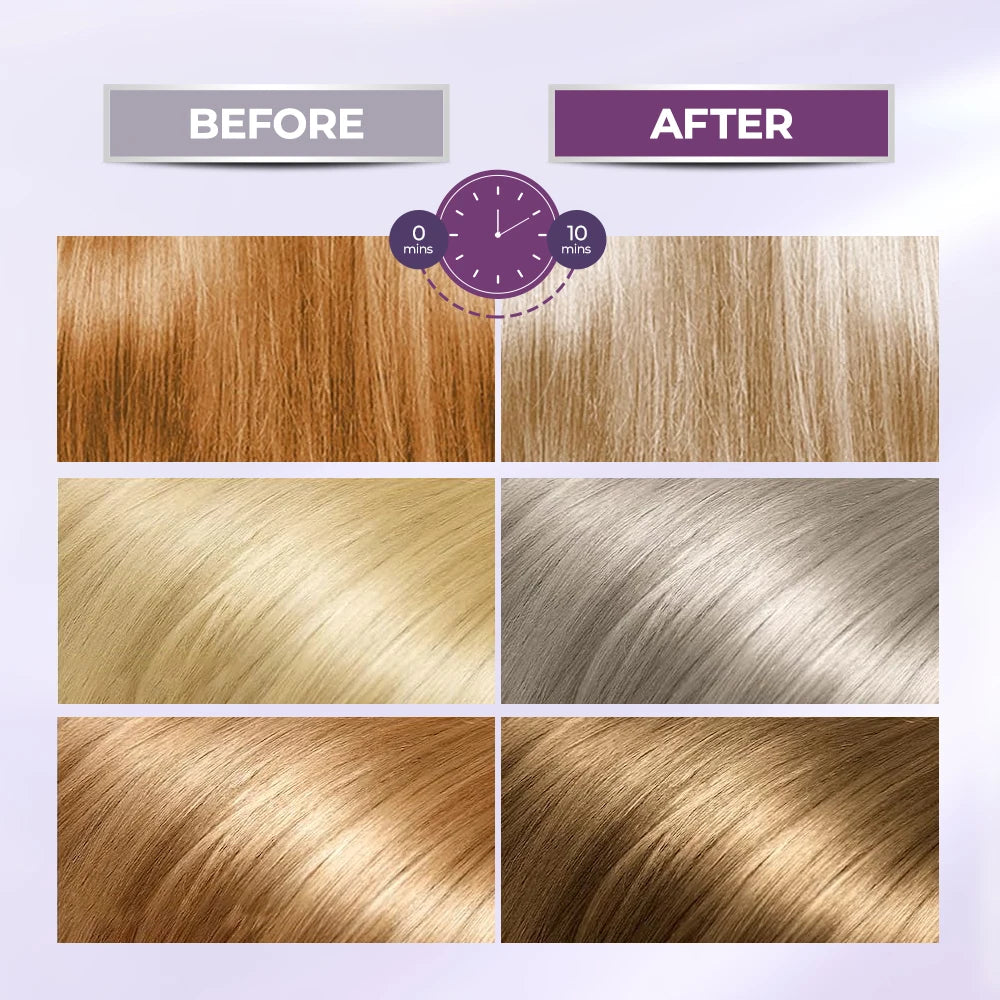 Karseell 500ml Purple Hair Mask Professional Neutralizes Brass  Yellow Tones For Blonde Silver Gray Highlighted Hair