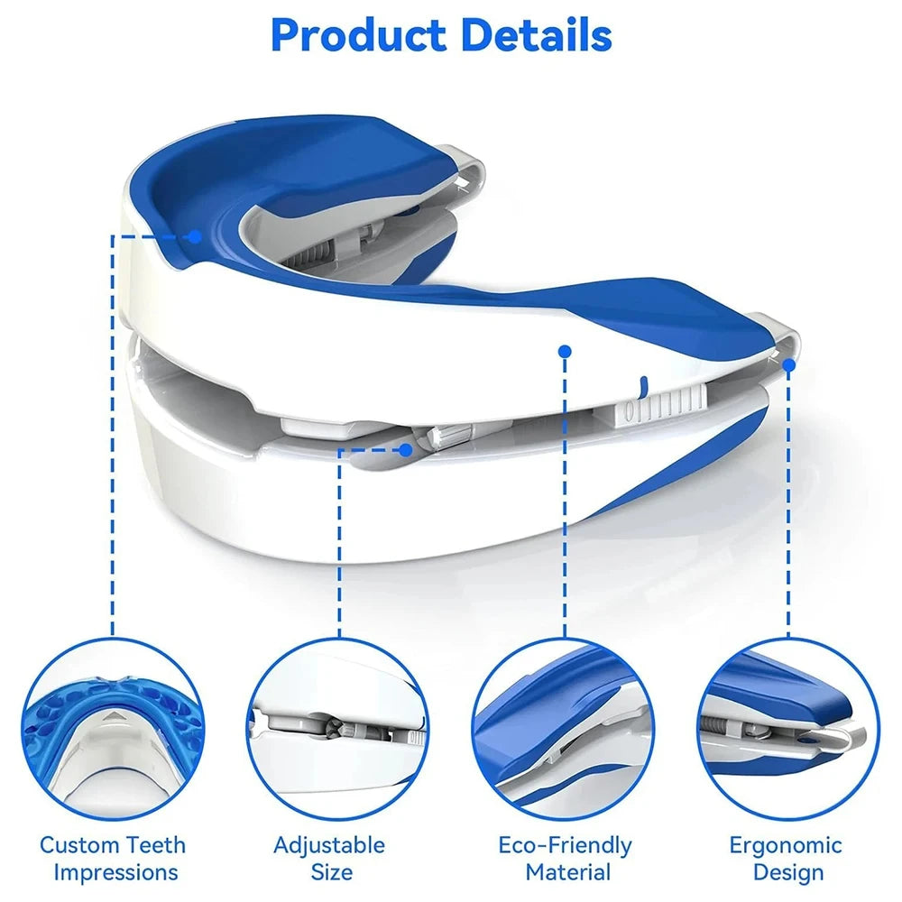 Anti Snoring Mouth Guard Adjustable Anti-Snoring Mouthpiece Sleeping Devices Bruxism Snoring Stopper Improve Sleep Mouthpiece