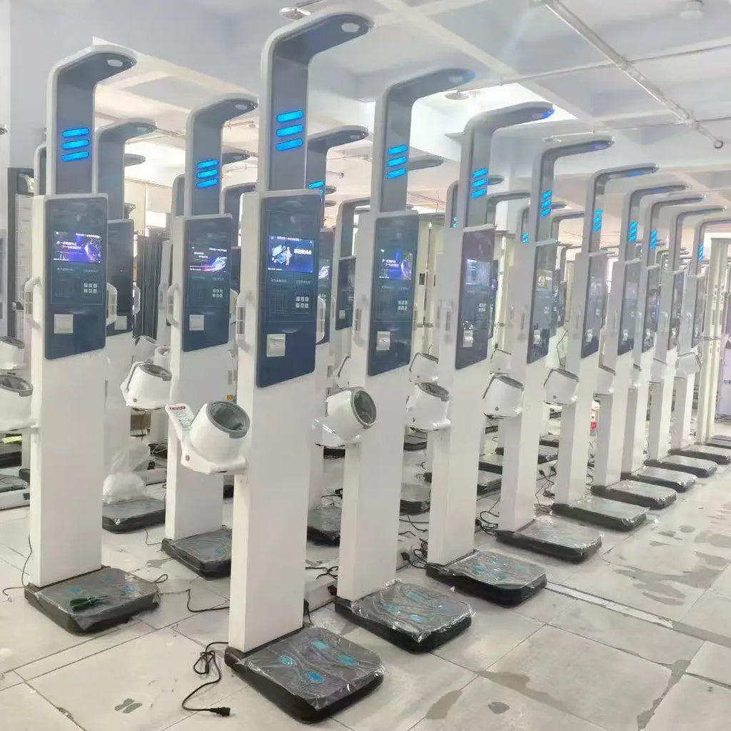 Body Composition Analyzer - Height Weight & Blood Pressure Monitor | 17 Metrics