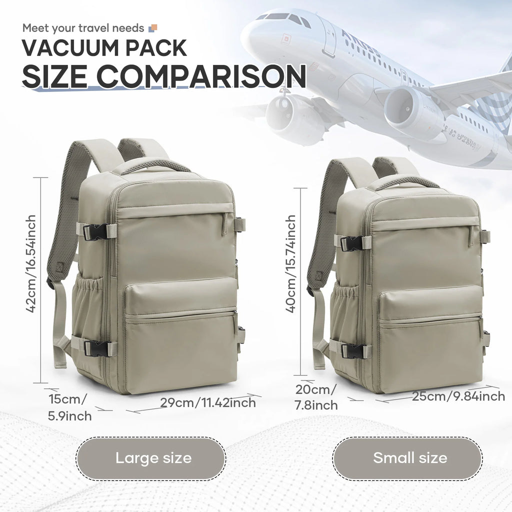 Travel Backpack Airbag 43x29x15 Cabin Bag Airplane, Ryanair 40x25x20 Electric Air Vacuum Backpack Hand Luggage, Durable Backpack