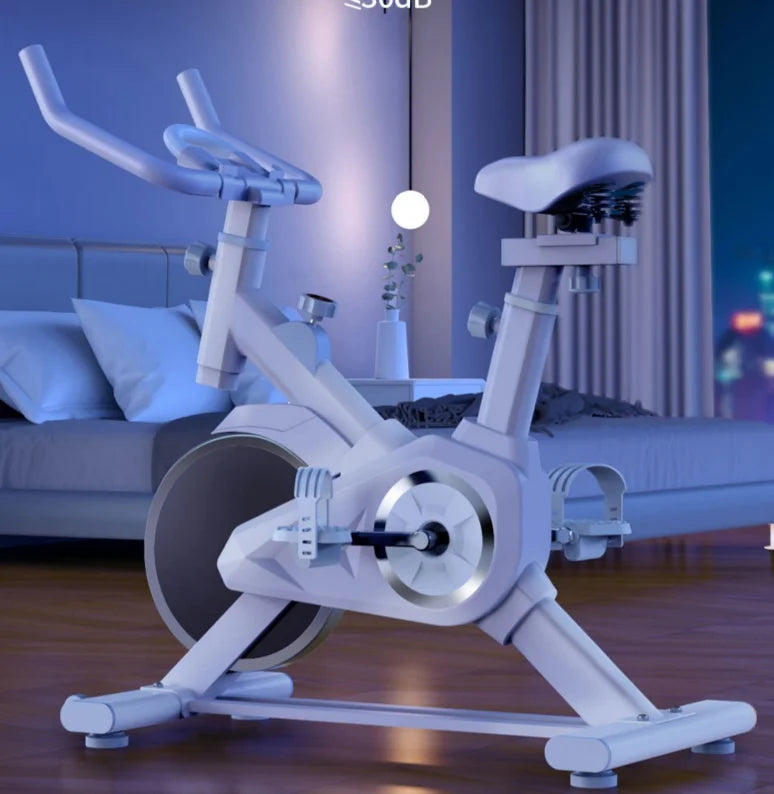 Exercise Spin Bike - 6KG Flywheel Indoor Cycling Bike with Screen & Bluetooth