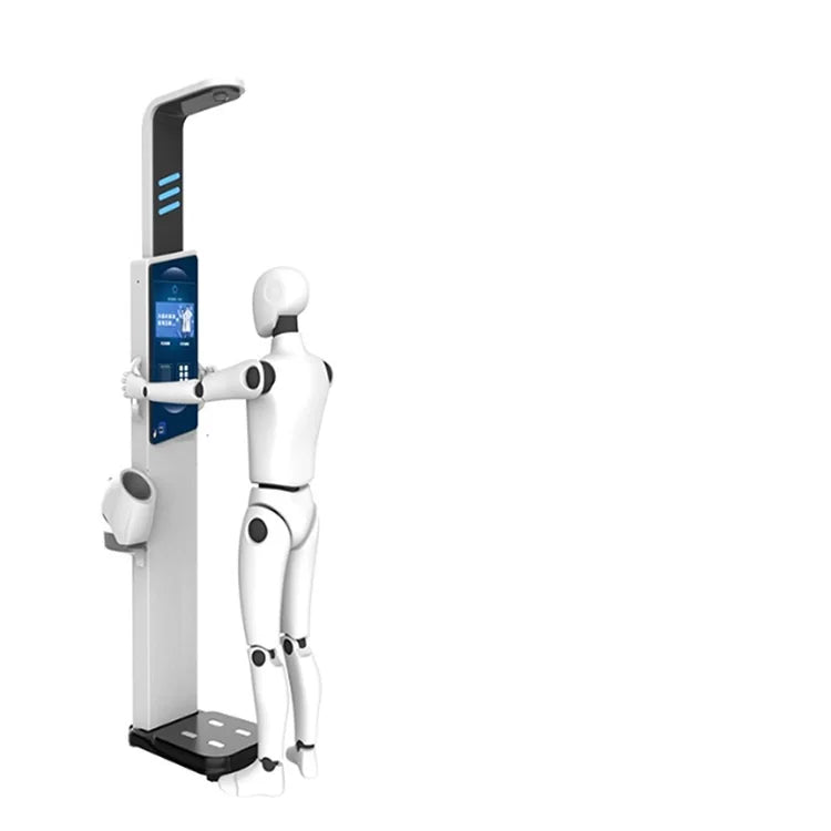 Body Composition Analyzer - Height Weight & Blood Pressure Monitor | 17 Metrics