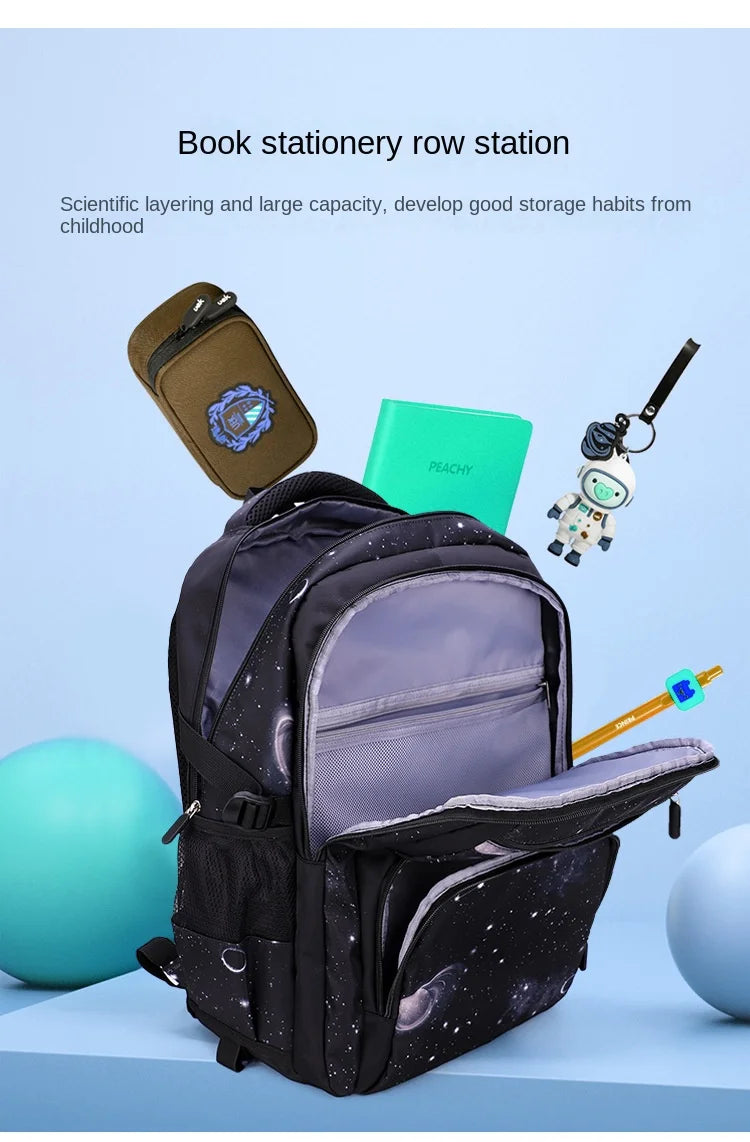 Kids School Bag With Wheels Rolling Backpack for Boy Wheeled School Bag 6 Wheels Trolley Bookbag Carry on Luggage with Lunch Bag