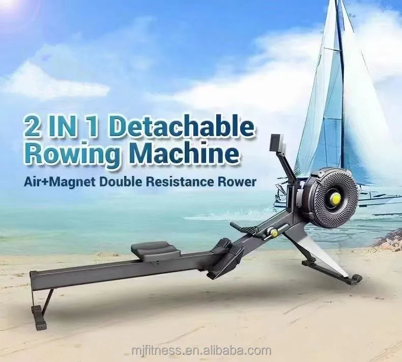Commercial Rowing Machine - Full Body Strength Training Equipment