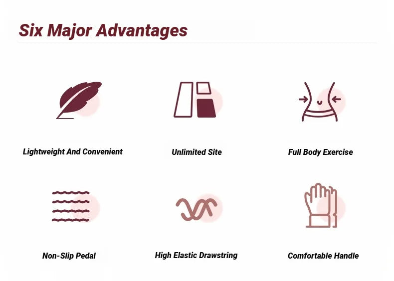 Four-Tube Tensioner Multi-Functional Household Fitness Yoga Abdominal Strengthening Elastic Band Tension Rope Sit-Up Assistive