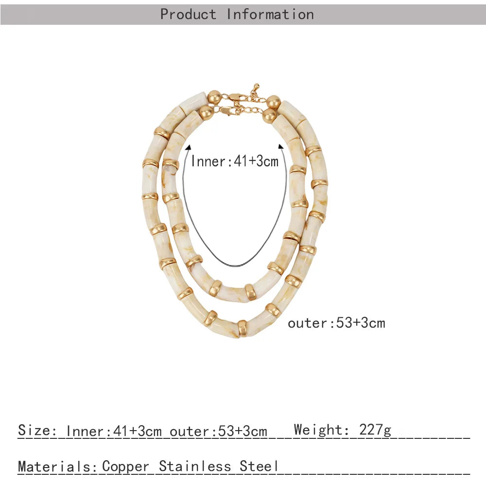 Necklace Men's and Women's Heavy Duty Necklace Accessories Banquet Dignity Fashion Fashion Unique Personality Design