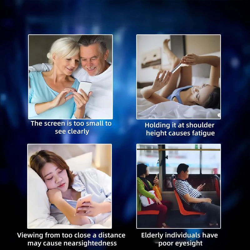 12" Phone Screen Magnifier - HD Mobile Display Amplifier | Eye Protection