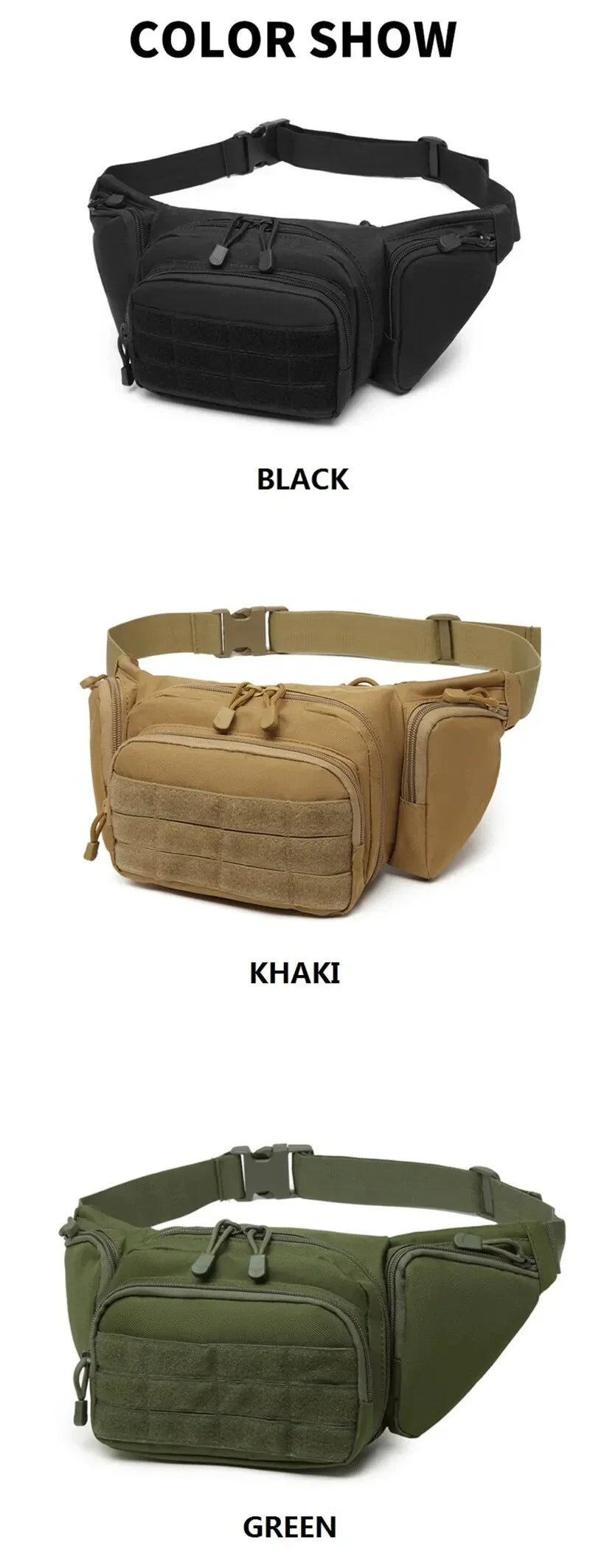 Motorcycle Waist Pack for Hiking, Cycling & Outdoor Sports | Lightweight Travel Belt Bag