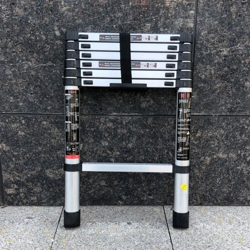 Stainless Steel Telescopic Ladder Heavy Duty Adjustable Multi-Function Folding Step Ladder For Home Indoor Outdoor Safety Use