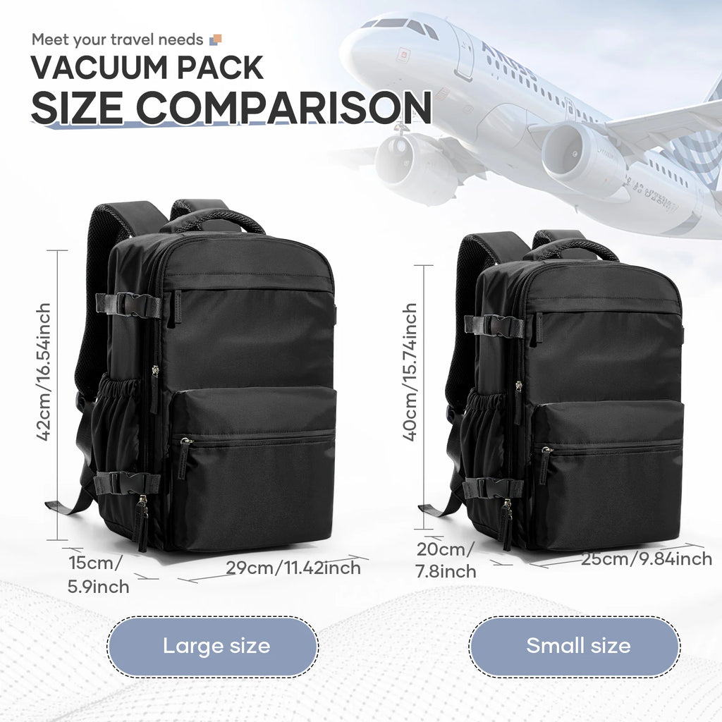 Travel Backpack Airbag 43x29x15 Cabin Bag Airplane, Ryanair 40x25x20 Electric Air Vacuum Backpack Hand Luggage, Durable Backpack