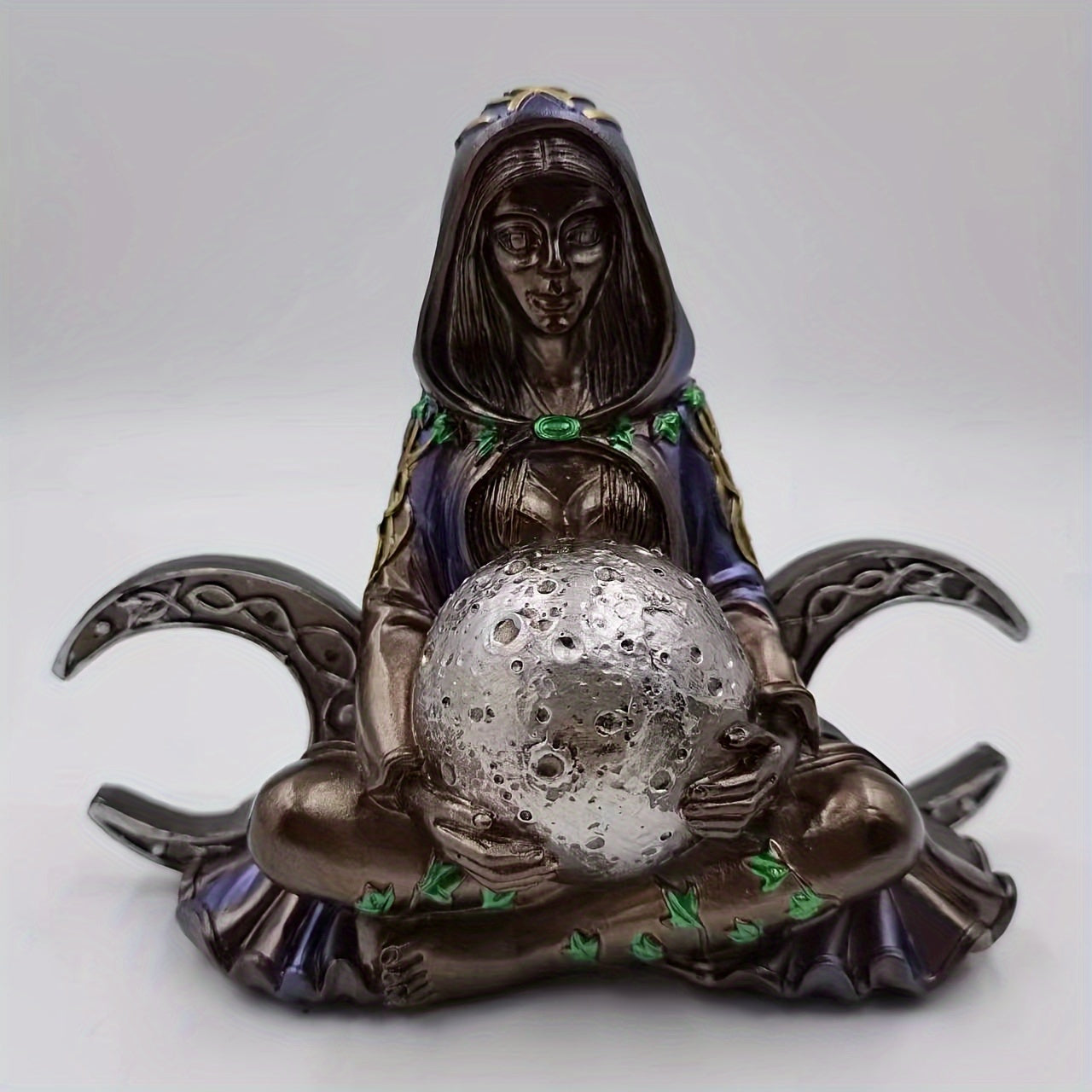 1pc, Mother Earth Art Statue, Millennial Gaia Goddess Ornament Figurines Sculptures, Mother Earth Figurine, Gaia Goddess Statue Zen Decor, Pagan Wiccan Home Decor, Women Gift, Arts Decor