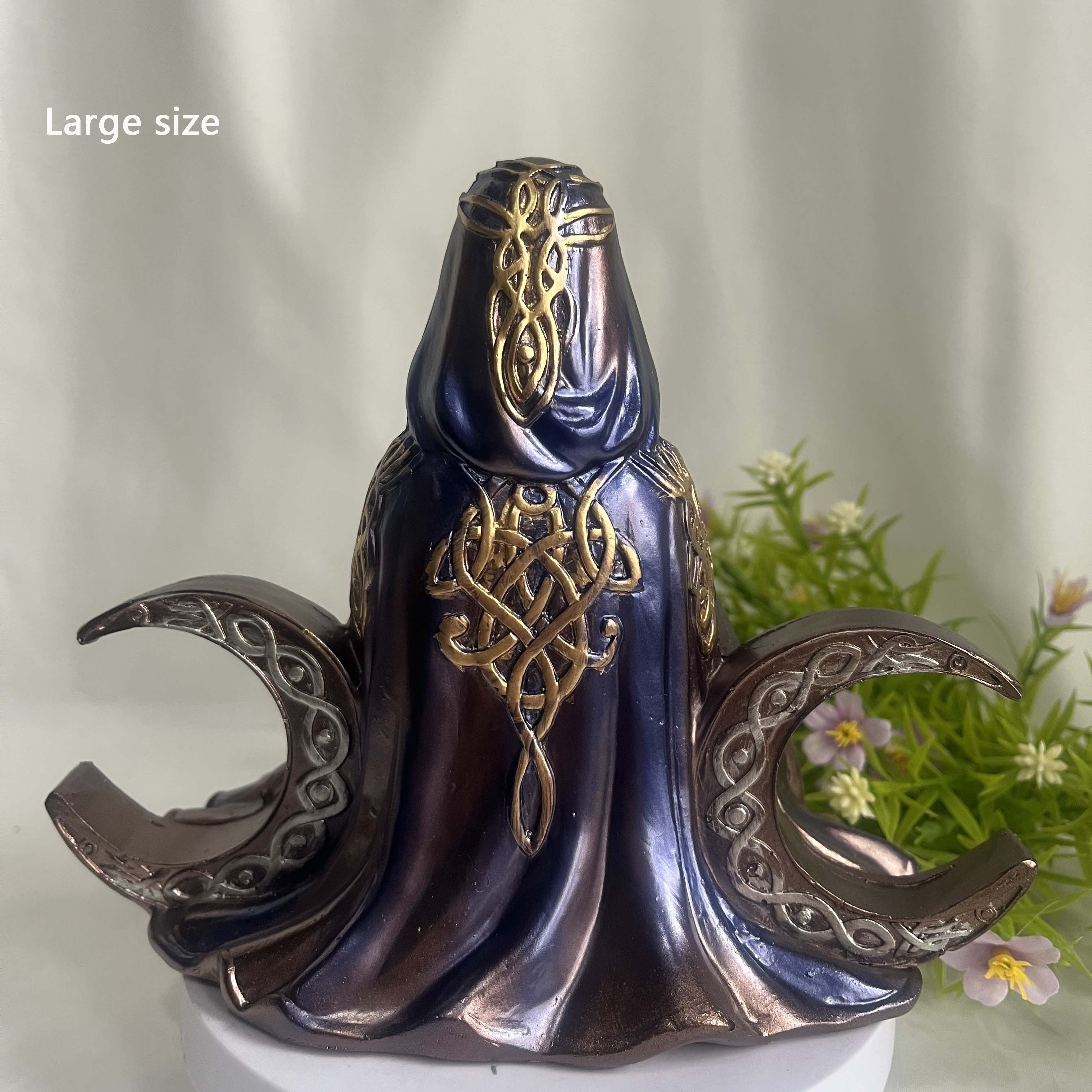 1pc, Mother Earth Art Statue, Millennial Gaia Goddess Ornament Figurines Sculptures, Mother Earth Figurine, Gaia Goddess Statue Zen Decor, Pagan Wiccan Home Decor, Women Gift, Arts Decor