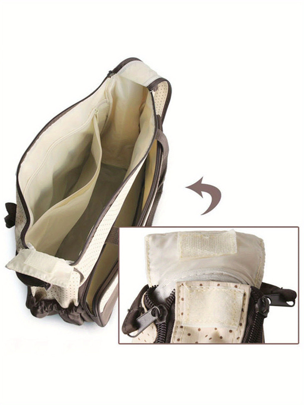 Hot Selling Fashion Crossbody High Quality Diaper Bag Set of Five Multifunctional Large Capacity Mommy Bags Single Shoulder Handbag with Changing Pouch